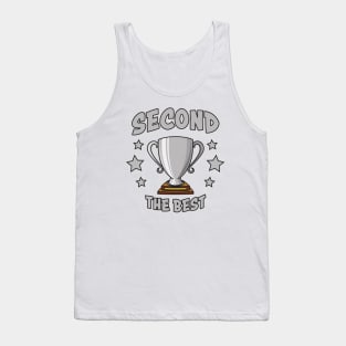 Second The Best Trophy Tank Top